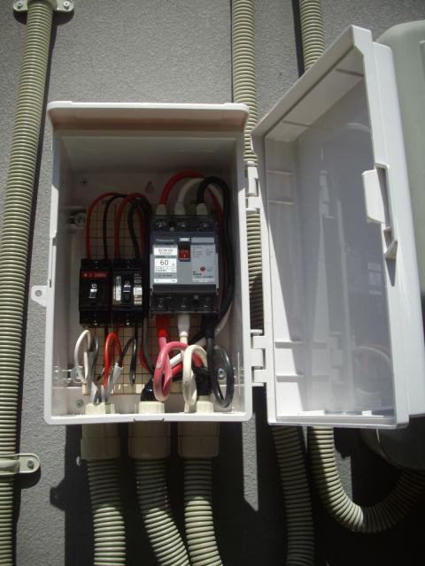 オール電化の電源増設工事