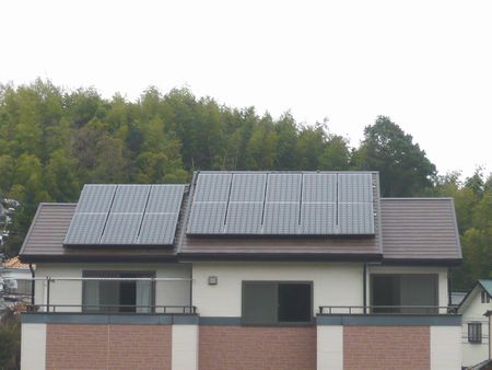 愛知県日進市　長州太陽光発電システム　ＨＩＴ設置