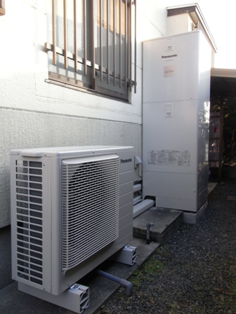 福岡県糸島市曽根　エコキュート工事