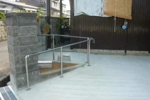 介護保険手すり取付工事