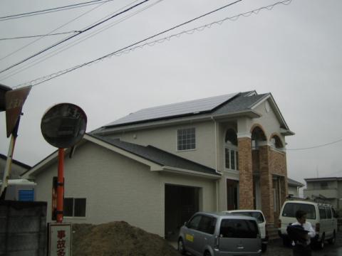 最近の太陽光発電工事