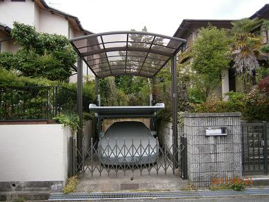 二段式駐車場機取り付け