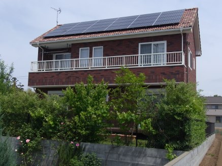 埼玉県 春日部市　Sさま邸　太陽光発電システム・オール電化（エコキュート・IH）工事