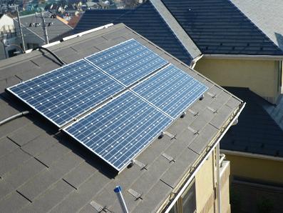 東京都　町田市　K様邸　サンヨー製太陽光発電システム施工