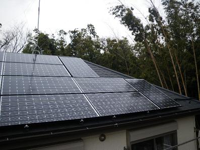 横浜市　O様邸　ｻﾝﾖｰ製太陽光発電システム導入