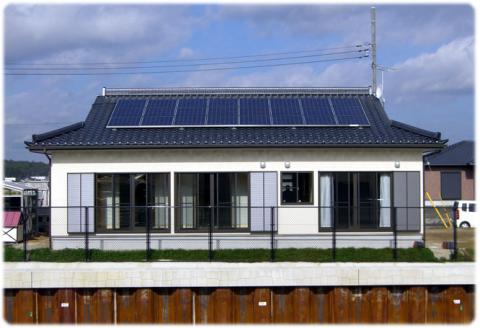 水戸市O様邸の太陽光発電