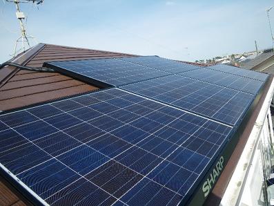 茅ヶ崎市　T様邸　シャープ製太陽光発電システム導入