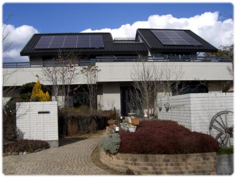 東海村H様邸の太陽光発電