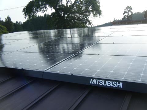 奈良県宇陀市Ａさま邸　太陽光発電（三菱６．０ｋｗ）工事