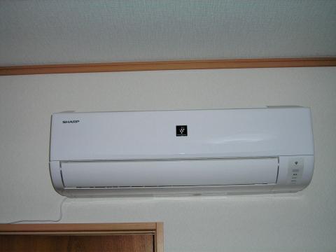 プラズマクラスター付クーラー取り付け