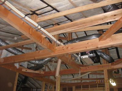 天井埋め込みエアコン設置