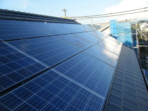 奈良県橿原市　Ｔさま邸　太陽光発電工事
