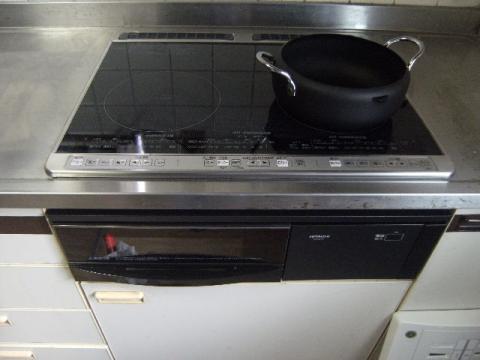 茨城県常陸太田市T様邸　IHクッキングヒーター
