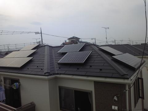 埼玉県三郷市O様邸　＜太陽光発電設置＞