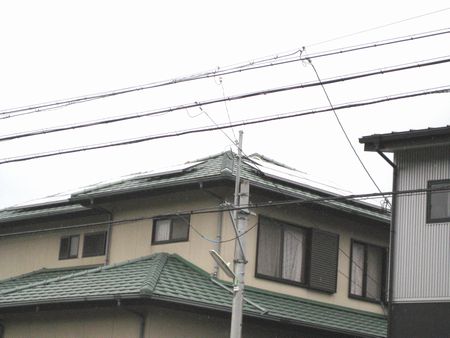 愛知県岡崎市　長州太陽光発電システム　HIT設置