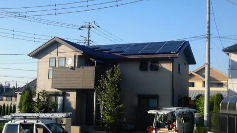 千葉県白井市M様邸＜太陽光設置工事＞