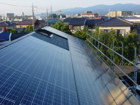京セラ9.672ｋｗ太陽光発電システム工事