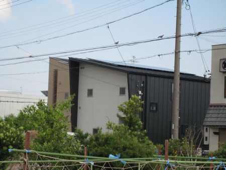 愛知県北名古屋市　サンヨー太陽光発電システム　HIT設置