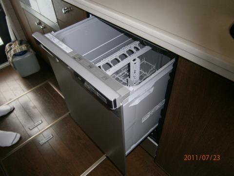 パナソニック食器洗い洗浄機　NC-45MC5T取り換え工事