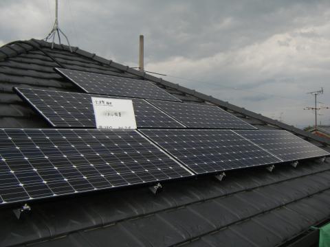 奈良県北葛城郡河合町　Ｏ様邸　太陽光発電工事