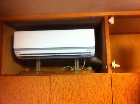 渋谷区笹塚　エアコン交換工事