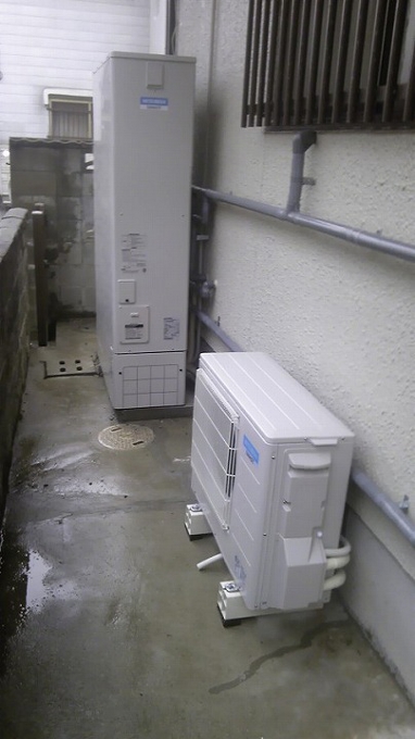 福岡県福岡市M様邸　エコキュート