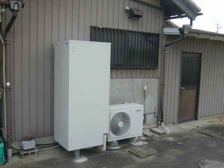 愛知県愛西市　コロナエコキュート設置
