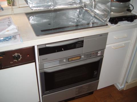 兵庫県宝塚市Ｋ様　ＩＨ・電気オーブン工事