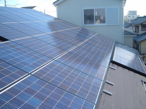 大阪府吹田市Ｕ様　太陽光発電工事