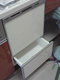 大阪府吹田市Ｋ様　ビルトイン食器洗い乾燥機工事