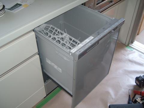 大阪府豊中市Ｓ様　ビルトイン食器洗い乾燥機工事