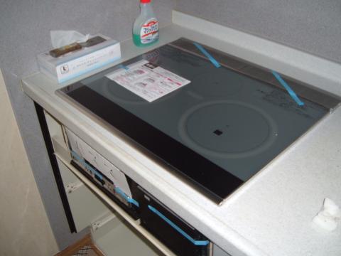 大阪府大阪市Ｈ様　ＩＨクッキングヒーター工事