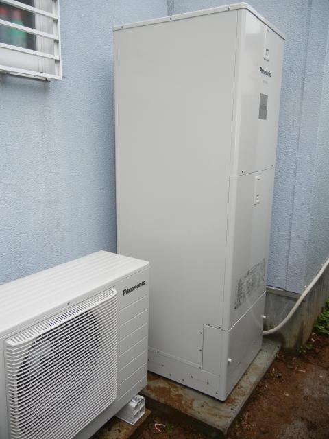 栃木県小山市S様邸オール電化工事　エコキュート
