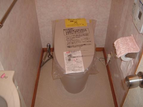 大阪府吹田市Ｕ様　トイレウォシュレット工事