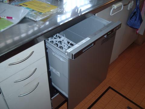 兵庫県神戸市Ｔ様　食器洗い乾燥機工事