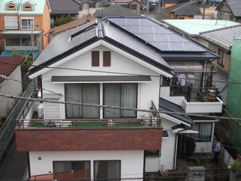 神奈川県相模原市K様邸　太陽光発電システム