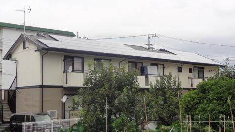 静岡県駿東郡清水町集合住宅太陽光発電システム設置