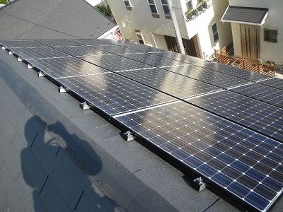 藤沢市　I様邸　サンヨー製太陽光発電システム　導入