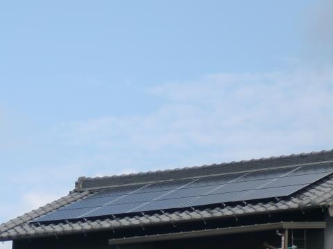 奈良県大淀町　Ａ様邸　太陽光発電システム工事