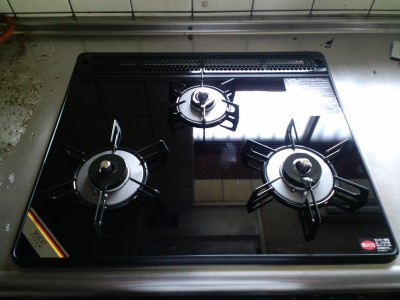 栃木県小山市K様邸　ビルトインガスコンロ設置工事