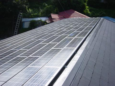 静岡県熱海市アパート太陽光発電システム