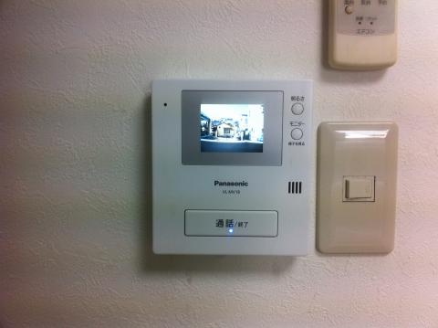 渋谷区笹塚　カメラ付きインターホン取付工事