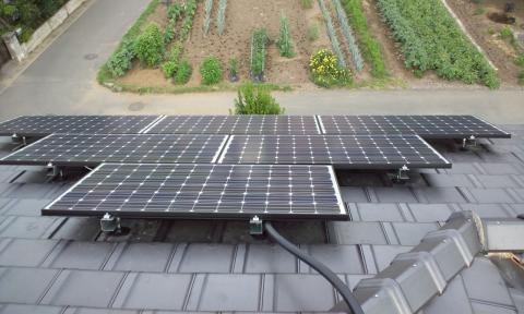 栃木県足利市T様邸　太陽光発電4.14kwシステム