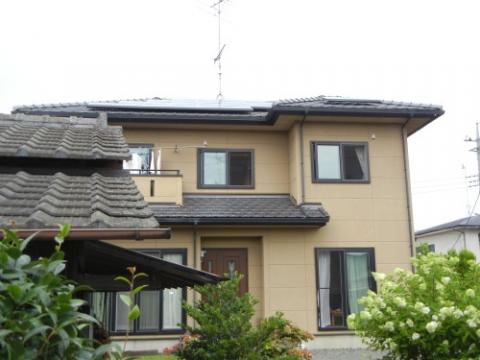 栃木県足利市T様邸　太陽光発電4.14kwシステム