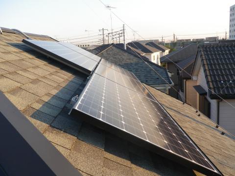 千葉県流山市Ａ様邸《太陽光設置工事》
