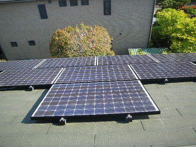 横浜市　N様邸　ｻﾝﾖｰ製太陽光発電システム導入