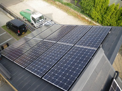 藤沢市　S様邸　サンヨー製太陽光発電システム導入