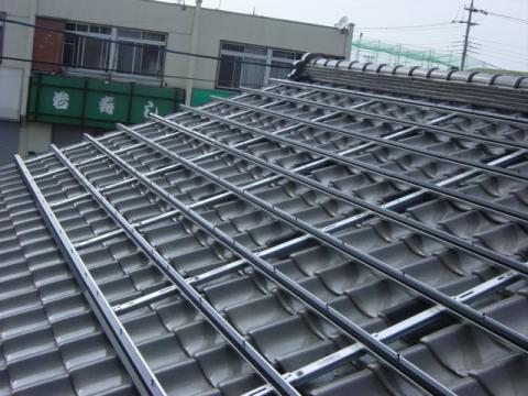 京セラSAMURAI架台工事