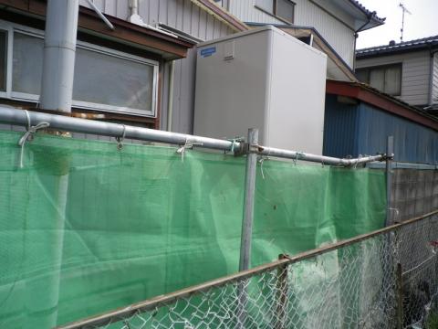 宮城県石巻市にてエコキュート再取付