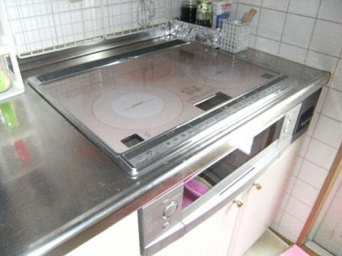 茨城県取手市K様邸　IHクッキングヒーター